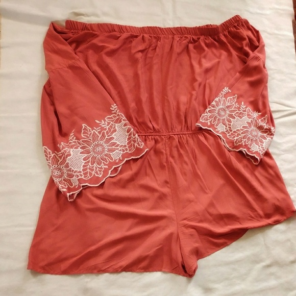 Xhilaration Pants - Xhilaration Embroidered Romper